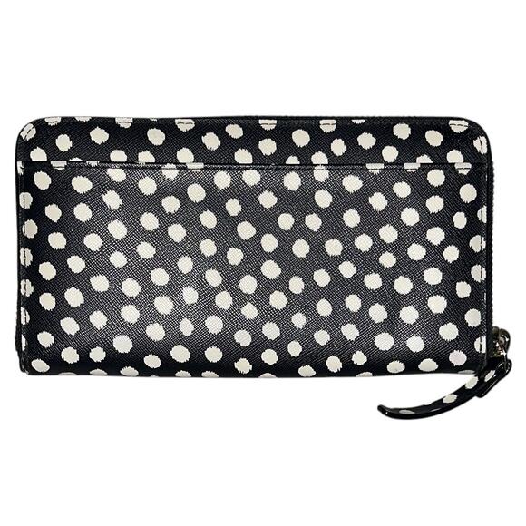Kate Spade Laurel Way Printed Neda Musicaldot Saffiano Leather Zip-Around Wallet - Picture 3 of 10